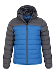 Mountain Warehouse Light Blue Seasons II Mens Water Resistant Padded Jacket - Image 6 of 7