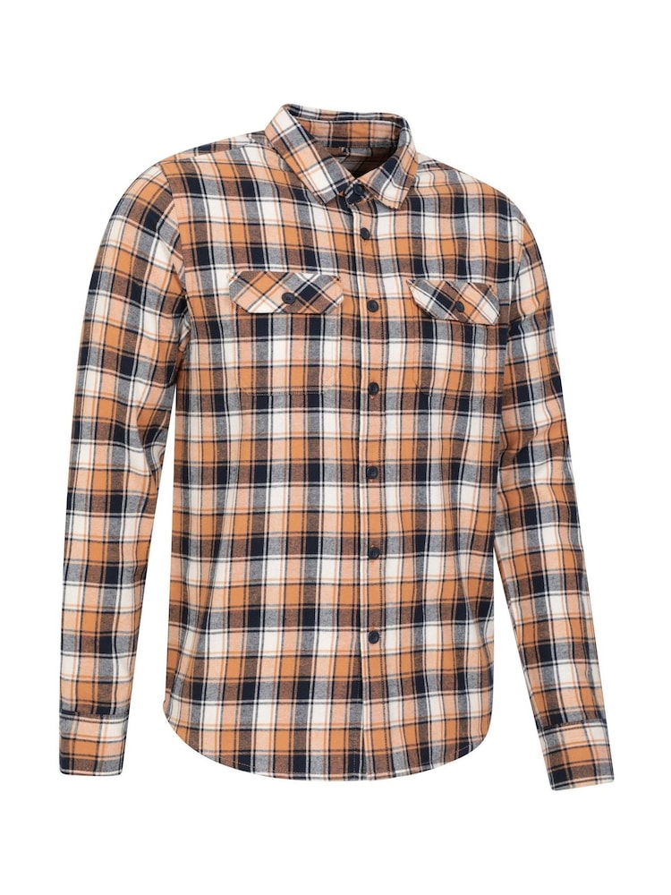 Cămașă din flanel cu mânecă lungă din flanel Mountain Warehouse 100% bumbac - Image 4 of 5