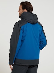 Mountain Warehouse Blue Dusk III Mens Water Resistant Ski Jacket - Image 2 of 5