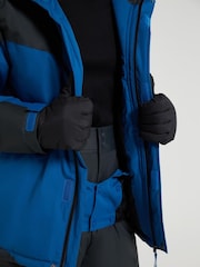 Mountain Warehouse Blue Dusk III Mens Water Resistant Ski Jacket - Image 3 of 5