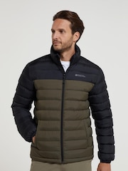 Mountain Warehouse Green Mens Vista Water Resistant Padded Jacket - Image 1 of 5