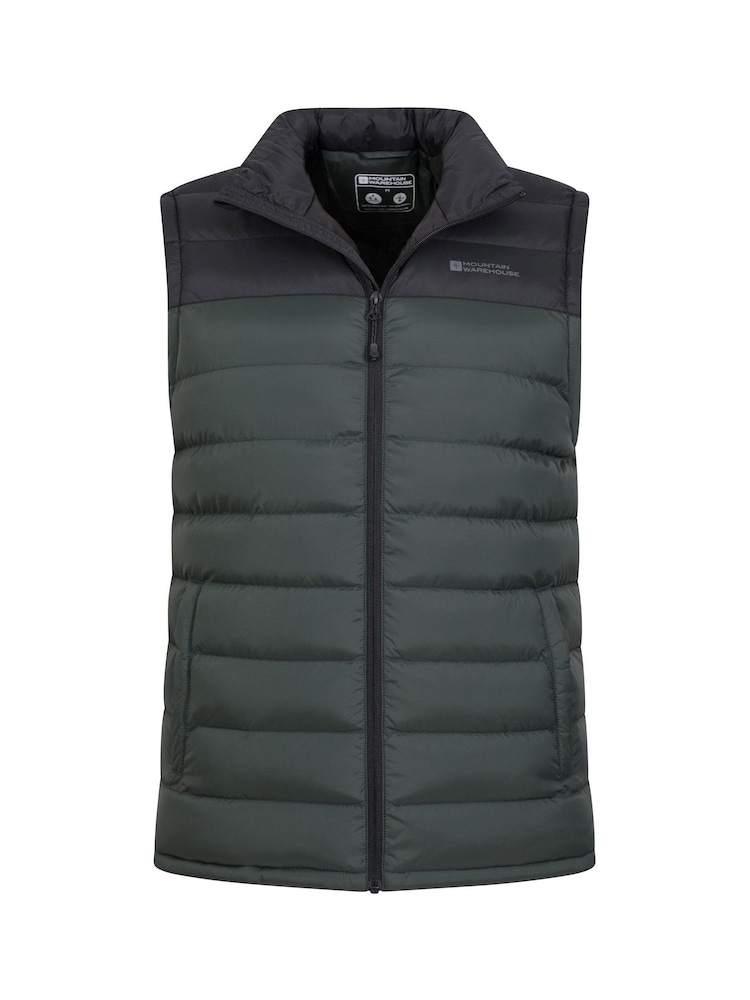Mountain Warehouse Green Seasons II Mens Water Resistant Padded Gilet - Image 5 of 5
