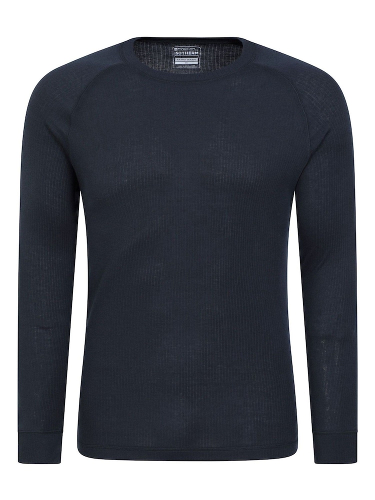Mountain Warehouse Dark Blue Talus Mens Round Neck Thermal Top - Image 1 of 3