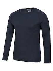 Mountain Warehouse Dark Blue Talus Mens Round Neck Thermal Top - Image 2 of 3