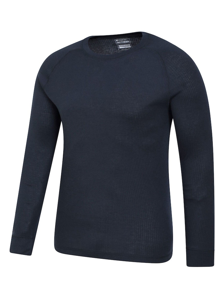 Mountain Warehouse Dark Blue Talus Mens Round Neck Thermal Top - Image 2 of 3