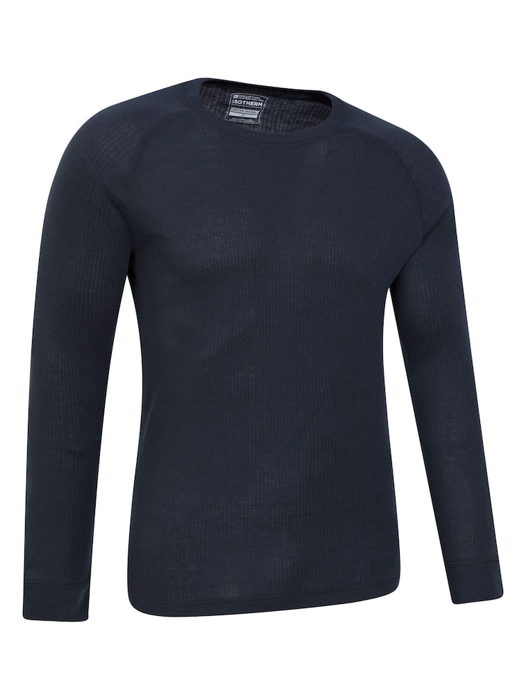 Mountain Warehouse Dark Blue Talus Mens Round Neck Thermal Top - Image 3 of 3