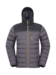 Mountain Warehouse Grey Link Mens Water Resistant Padded Jacket - Image 2 of 5