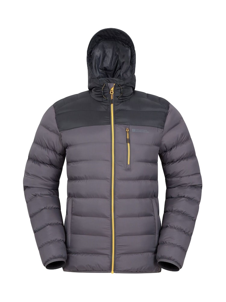 Mountain Warehouse Grey Link Mens Water Resistant Padded Jacket - Image 2 of 5