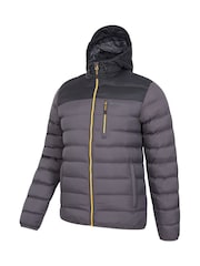 Mountain Warehouse Grey Link Mens Water Resistant Padded Jacket - Image 4 of 5