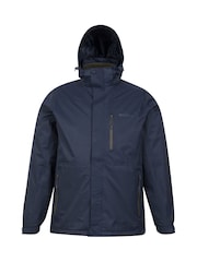 Синий - Mountain Warehouse Bracken Extreme Mens Waterproof 3-In-1 Jacket - Image 2 of 6