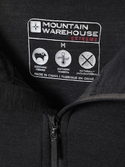Mountain Warehouse Grey Mens Merino II Long Sleeve Quarter Zip Thermal Top - Image 5 of 5