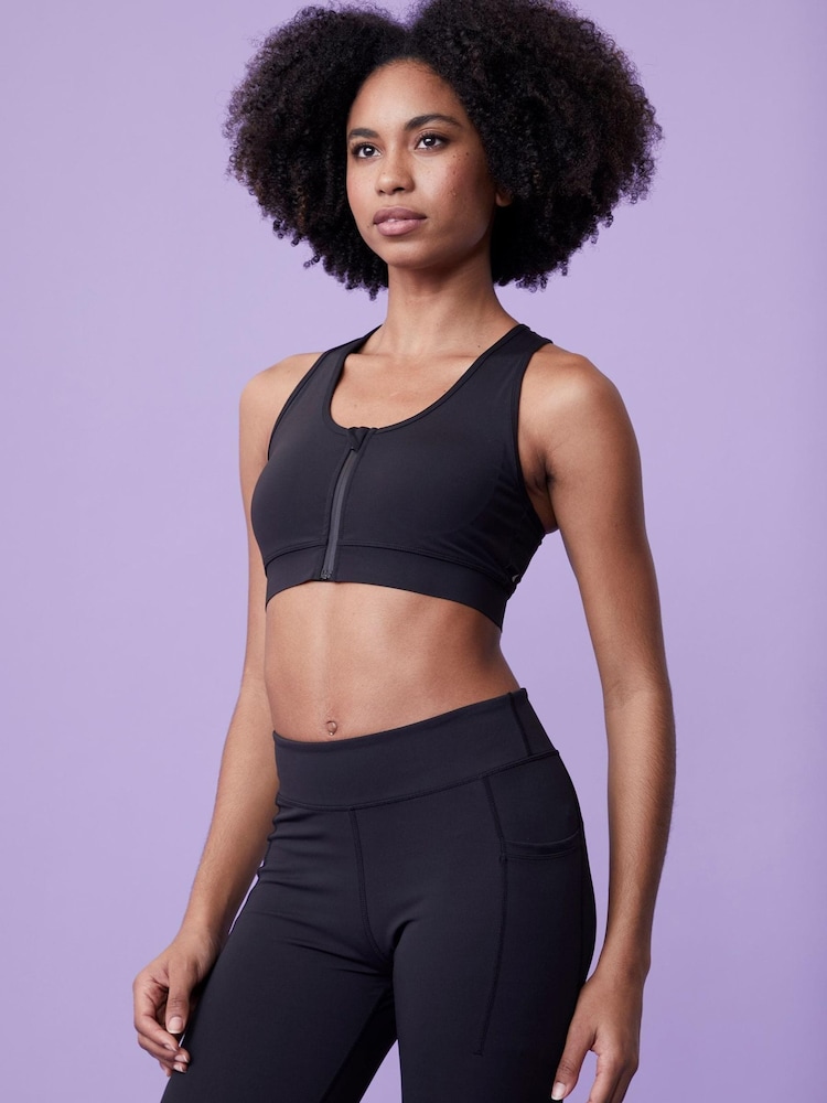 Active People Womens Power Up Black Bra - Image 1 of 4