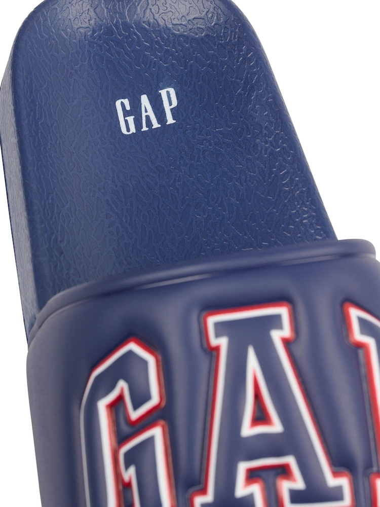 Donkerblauw - Gap Austin slippers met logo voor kinderen - Image 4 of 5