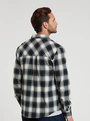 Mountain Warehouse Green 100% Cotton Trace Mens Flannel Long Sleeve Shirt - Image 4 of 5