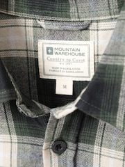 Mountain Warehouse Green 100% Cotton Trace Mens Flannel Long Sleeve Shirt - Image 5 of 5