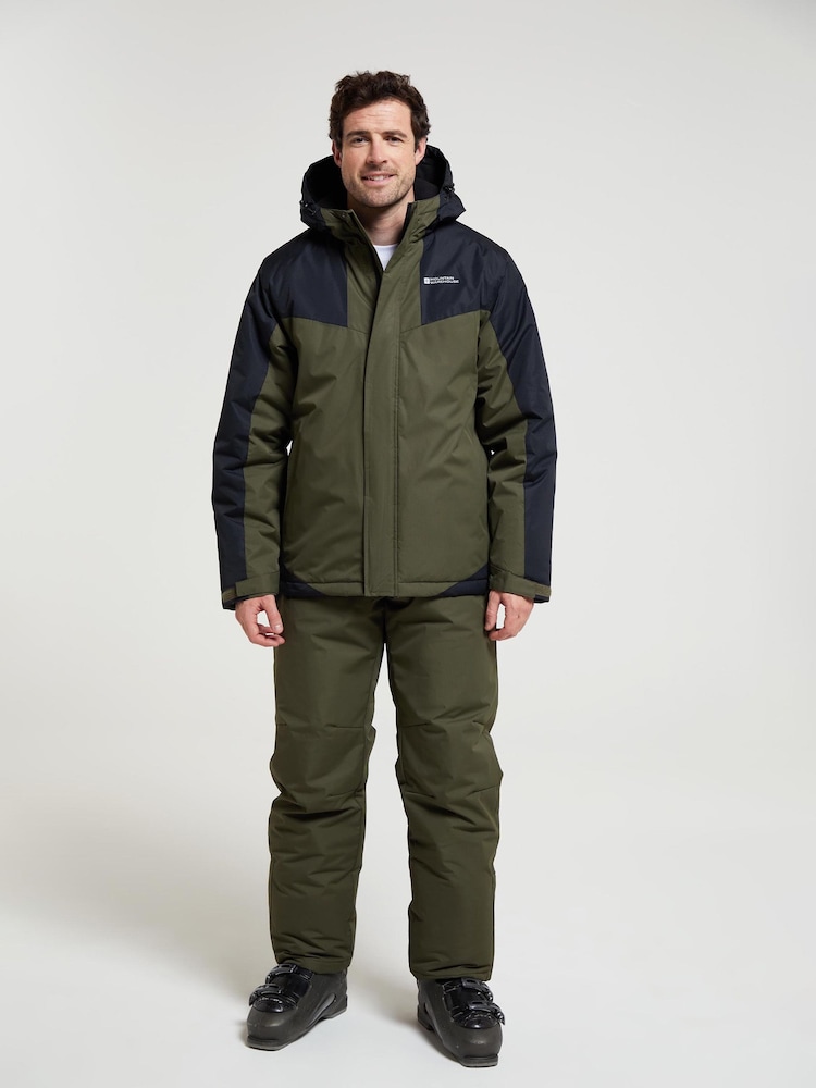 Mountain Warehouse Green Dusk III Mens Water Resistant Ski Jacket - Image 1 of 5