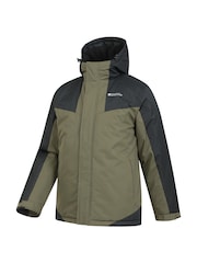 Mountain Warehouse Green Dusk III Mens Water Resistant Ski Jacket - Image 8 of 9