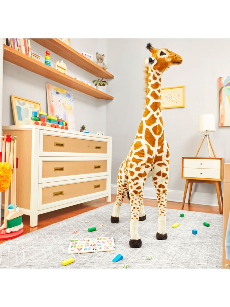 Melissa & Doug Giraffe Plush Toy - Image 2 of 9 Melissa & Doug Giraffe Plush Toy - Image 2 of 9