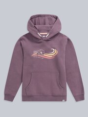 Animal Purple Kids Ellen Organic Graphic Hoodie - Image 2 of 5