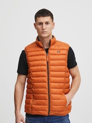Blend Brown Lightweight Romsey Puffer Gilet - Image 1 of 5