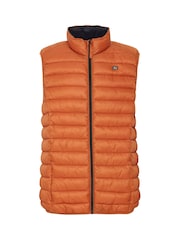 Blend Brown Lightweight Romsey Puffer Gilet - Image 4 of 5
