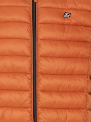 Blend Brown Lightweight Romsey Puffer Gilet - Image 5 of 5