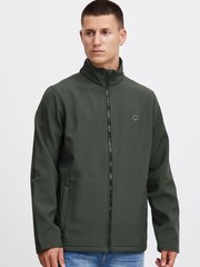 Blend Green Lightweight Funnel Neck Jacket - Image 1 of 5