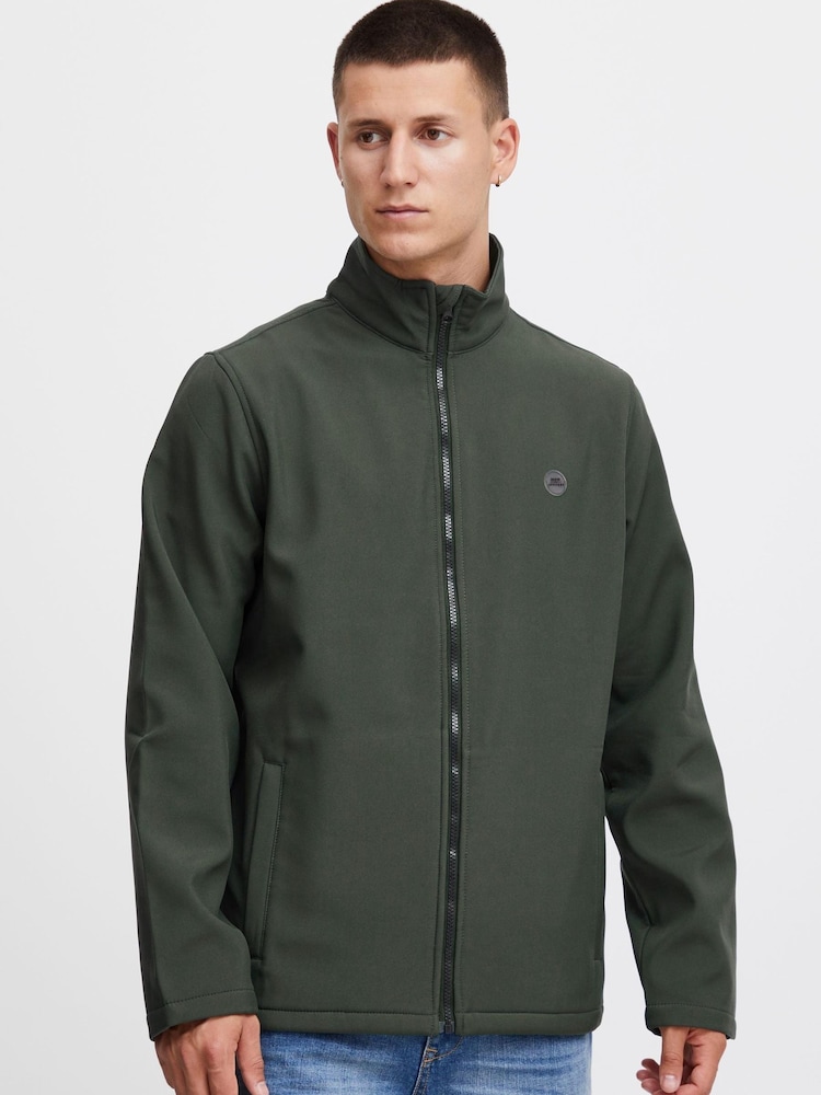 Blend Green Lightweight Funnel Neck Jacket - Image 1 of 5