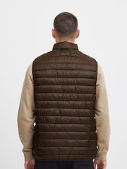 Blend Brown Light Lightweight Romsey Puffer Gilet - Image 2 of 5