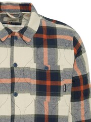 Blend Blue Quilted Checked Shacket - Image 5 of 5