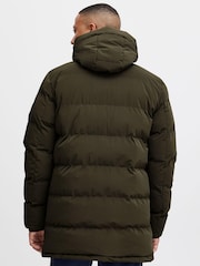 Blend Green Quilted Parka Jacket with Hood - Image 2 of 5