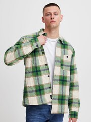 Blend Green Quilted Checked Shacket - Image 1 of 5