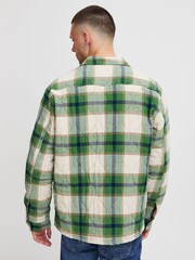 Blend Green Quilted Checked Shacket - Image 2 of 5