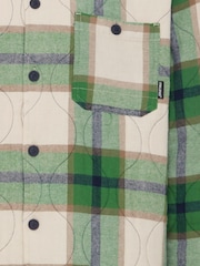 Blend Green Quilted Checked Shacket - Image 5 of 5