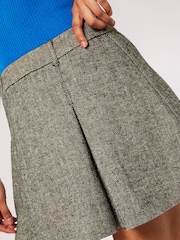 Apricot Black Rara Pleat Herringbone Skirt - Image 5 of 5