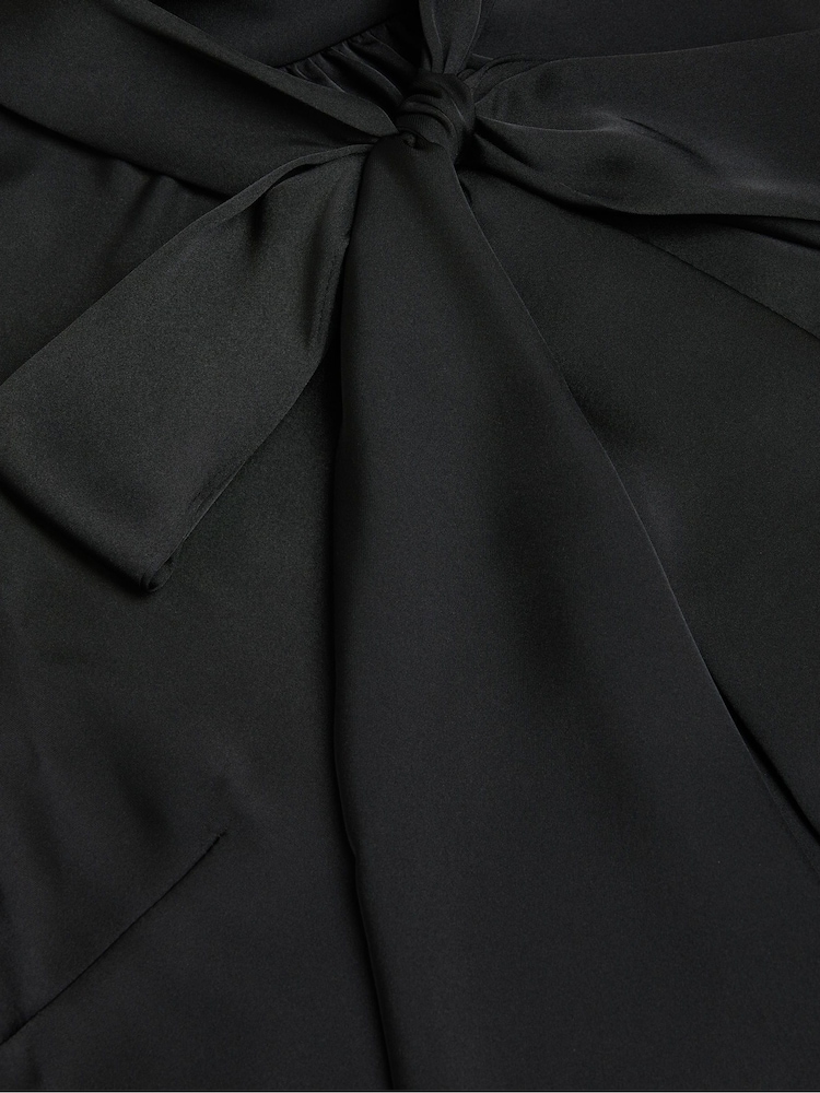 Ted Baker Black Immiie Sleeveless Pussybow Blouse - Image 6 of 6