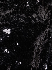 Ted Baker Vivalee Wide Leg Sequin Black Jumpsuit - Image 4 of 5