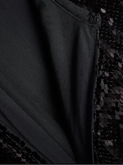 Ted Baker Vivalee Wide Leg Sequin Black Jumpsuit - Image 5 of 5