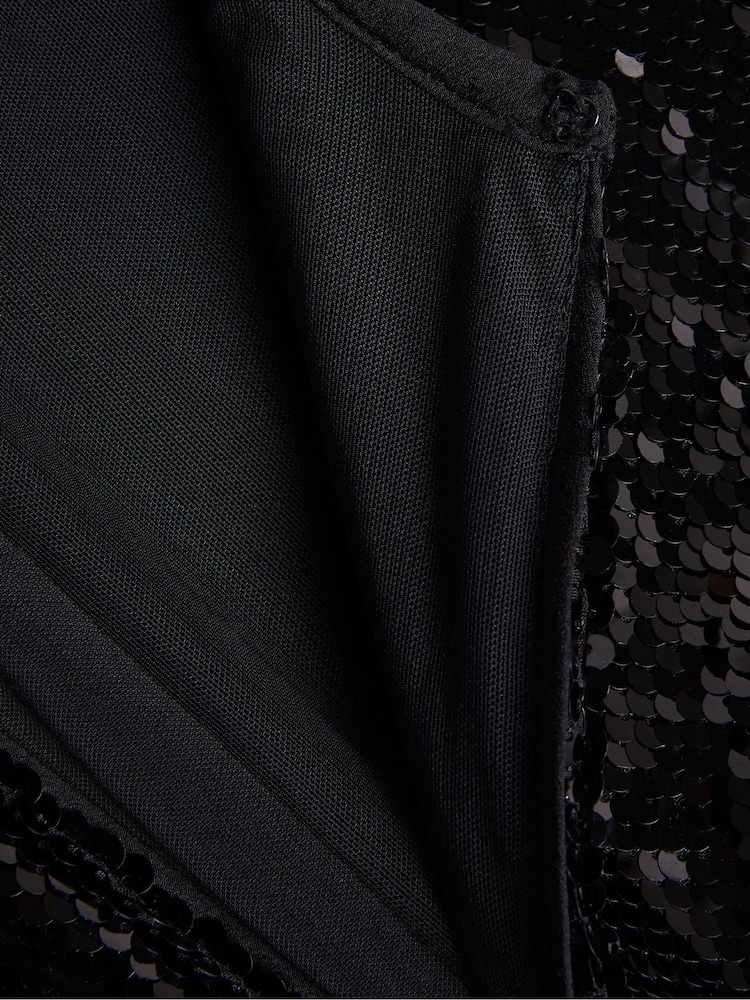Ted Baker Vivalee Wide Leg Sequin Black Jumpsuit - Image 5 of 5