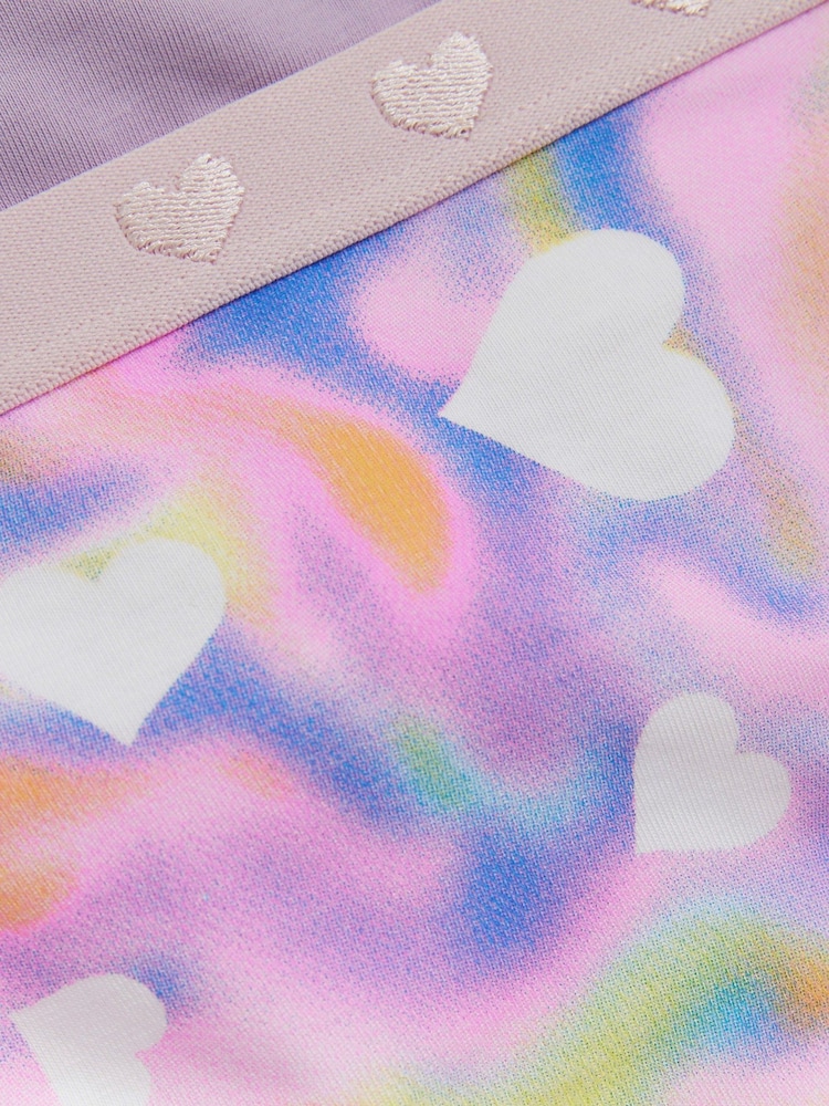 River Island Purple Girls Multipack of 6 Tie-Dye Briefs - Image 3 of 3 River Island Purple Girls Multipack of 6 Tie-Dye Briefs - Image 3 of 3