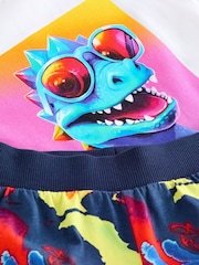 Mehrfarbig/Dinosauriermotive - Kurzer Single-Pyjama aus 100 % Baumwolle (9M.–8J.) - Bild 7 von 8