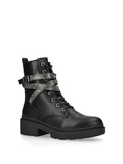 Carvela Boulder Embellished Black Boots - Image 2 of 5