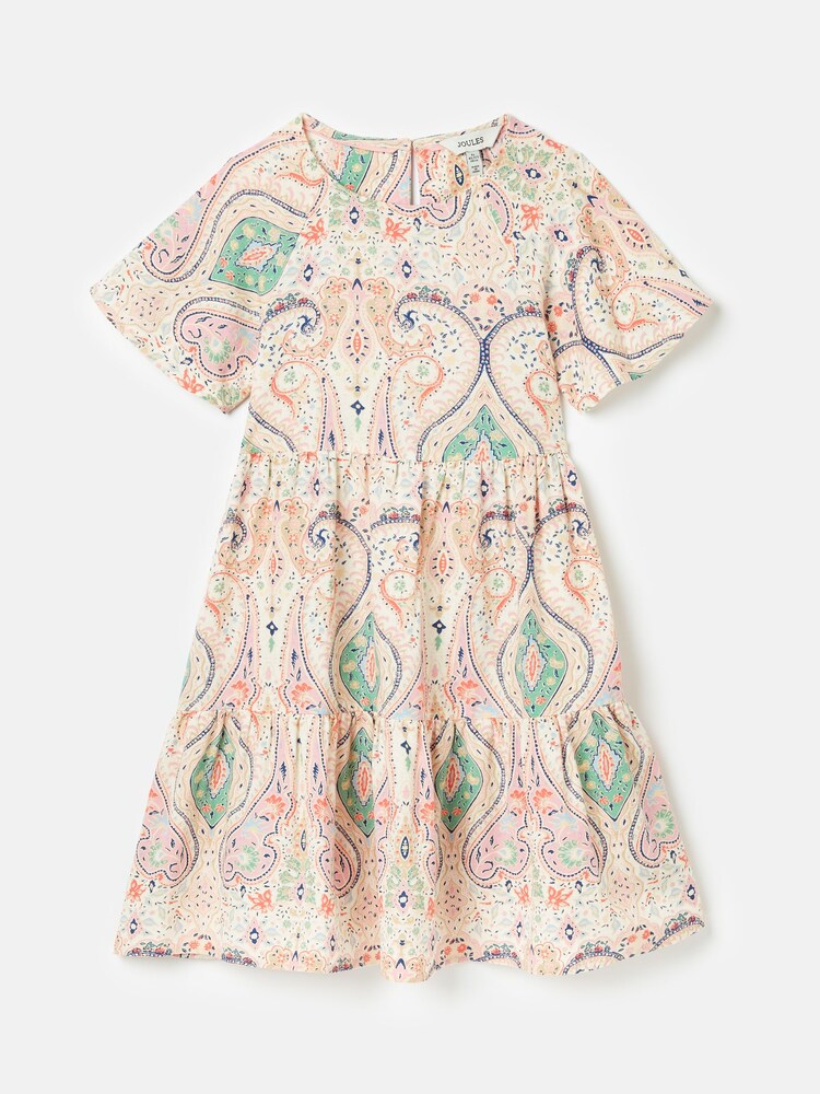 Joules Girls' Sunshine Multi Tiered Woven Dress - Image 1 of 6