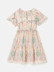 Joules Girls' Sunshine Multi Tiered Woven Dress - Image 2 of 6