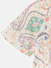 Joules Girls' Sunshine Multi Tiered Woven Dress - Image 4 of 6