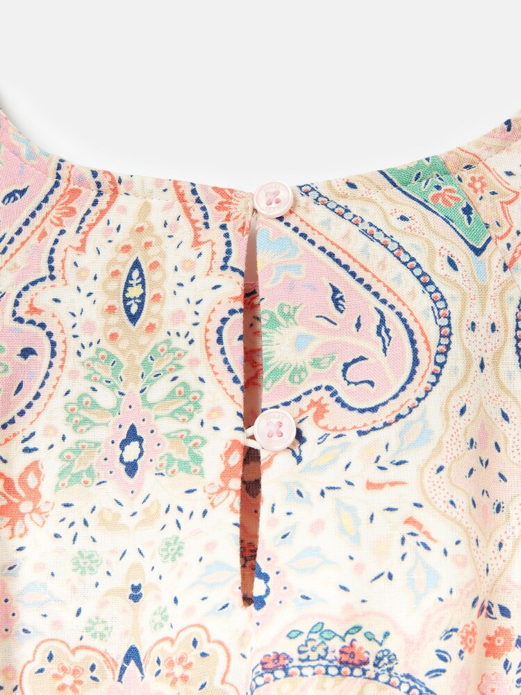 Joules Girls' Sunshine Multi Tiered Woven Dress - Image 6 of 6 Joules Girls' Sunshine Multi Tiered Woven Dress - Image 6 of 6