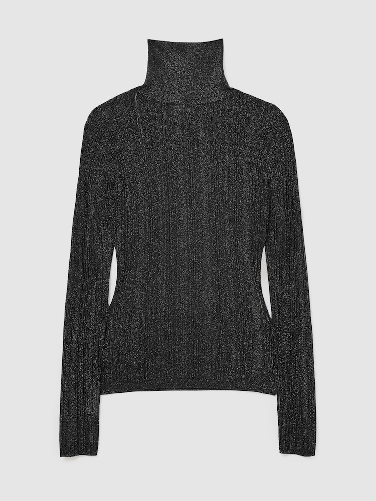 Әскери-теңіз күштері - Reiss Sutton металл түсті ашық тоқылған Жеңіл мойын жейде - 7суретінің 2 суреті Әскери-теңіз күштері - Reiss Sutton металл түсті ашық тоқылған Жеңіл мойын жейде - 7суретінің 2 суреті