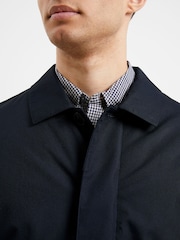 French Connection Dark Navy Blue Wadded Jacket - Image 5 of 6