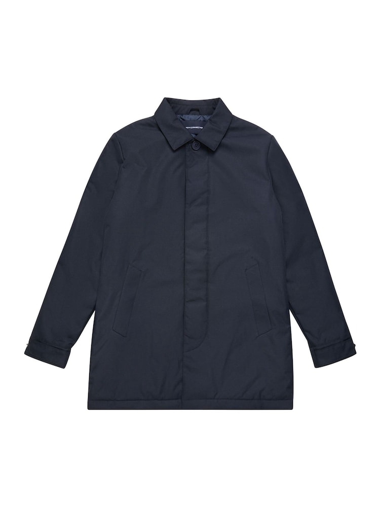 French Connection Dark Navy Blue Wadded Jacket - Image 6 of 6
