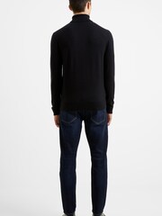 French Connection Black Supersoft Roll Jumper - Image 2 of 4